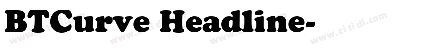 BTCurve Headline字体转换